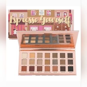 The Beauty Crop Espresso Yourself Eyeshadow Palette 21 Shades Matte Shimmer NEW
